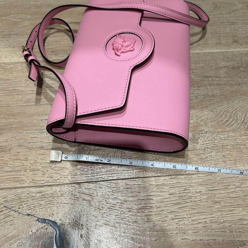 Versace Pink Leather Handbag Authentic 100% - Picture 3 of 6